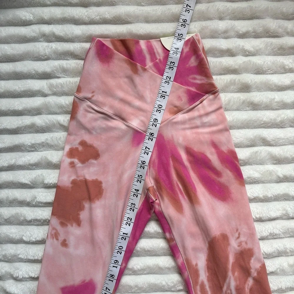 Aerie OFFLINE Real Me Tie Dye Leggings XS High Rise Crossover Waist NWT